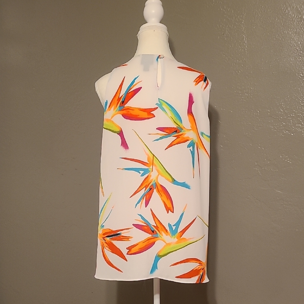 Worthinton Colorful Sleeveless Women's Top EUC Large - Picture 3 of 9
